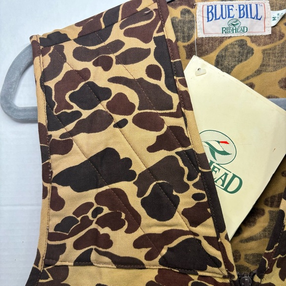 Blue Bill by Red Head 1980-90’s Duck Vest Size Medium - Picture 4 of 11
